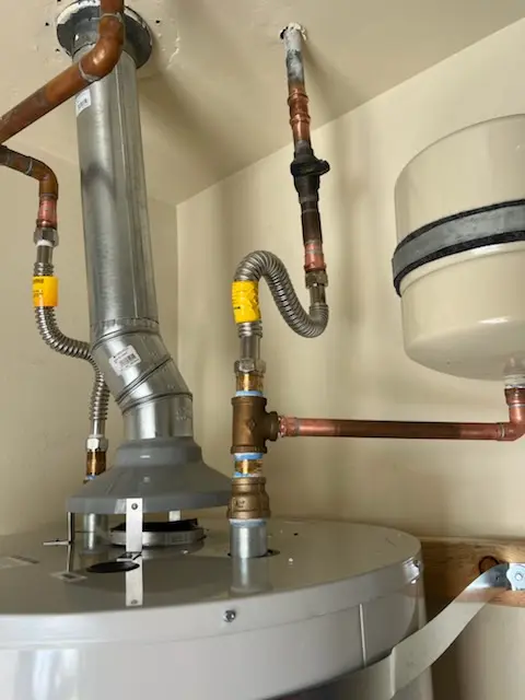 Water heater installation and plumbing repair in Wallingford