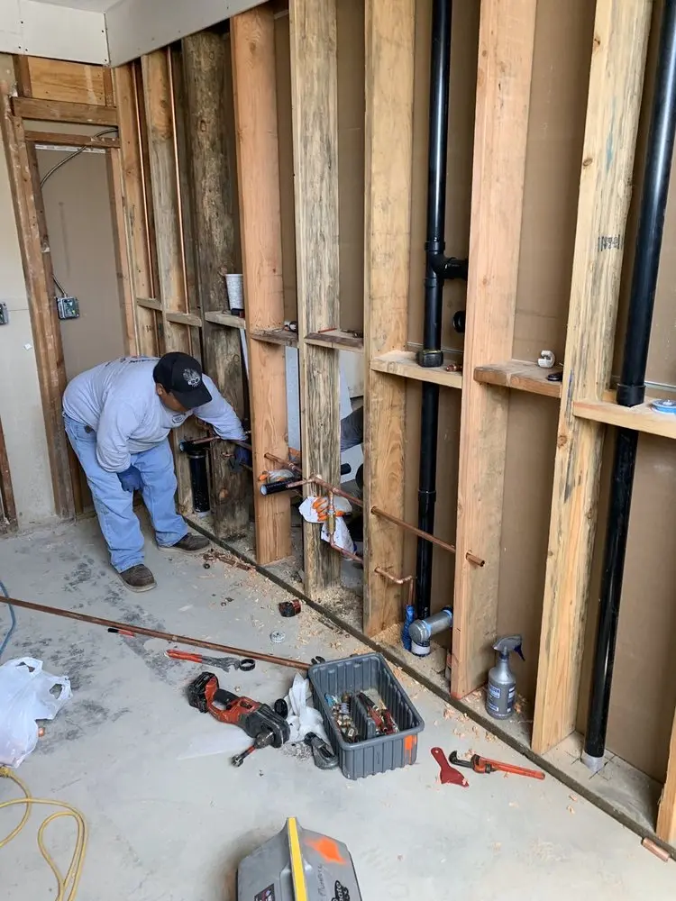 Commercial rough-in plumbing for Gas Line Repair in Wallingford
